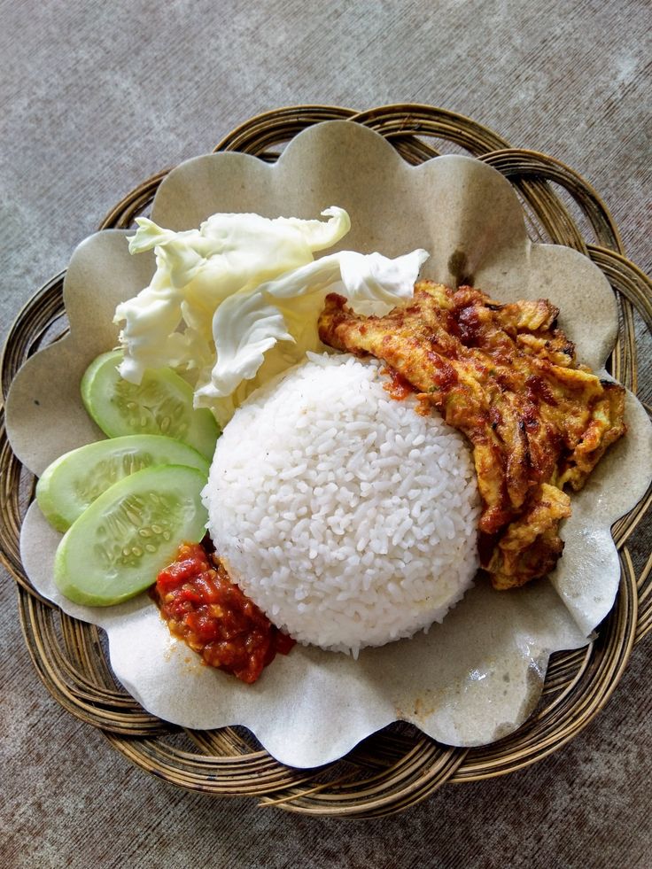Nasi Telur Bakar